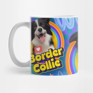 Border Collie dog v2 Mug